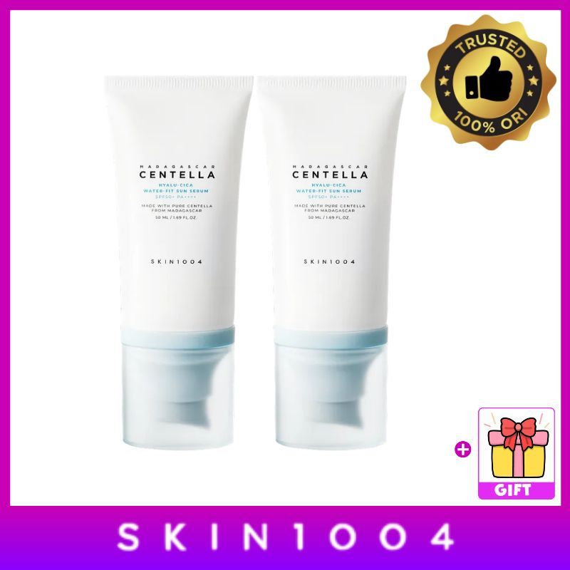 [แพ็คคู่] SKIN1004 Madagascar Centella Hyalu-Cica Water-Fit Sun Serum SPF50+ PA++++ 50ml x2 SKIN1004