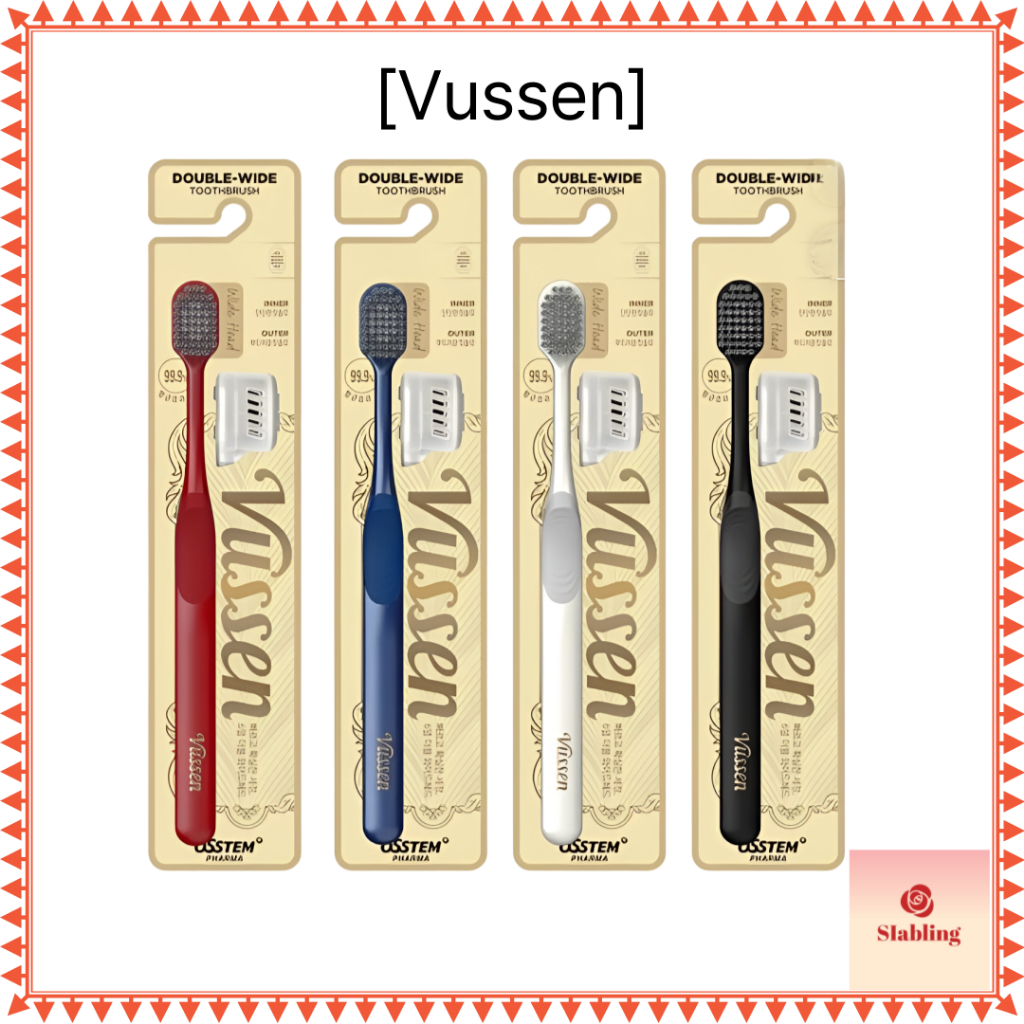 [Vussen] แปรงสีฟัน Double Wide (1ea / 4ea)