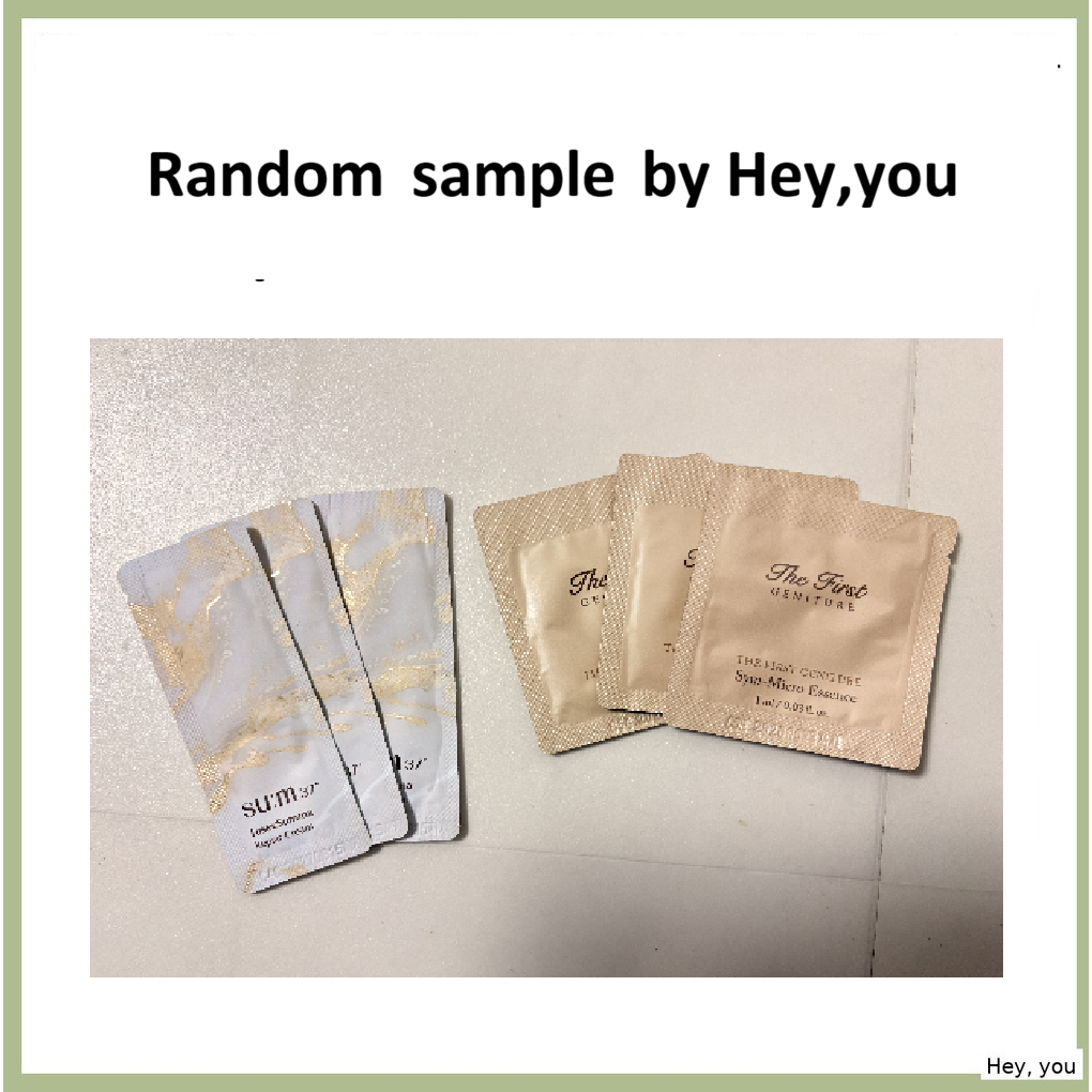 [เฮ้ คุณ] Skin Care สุ่มตัวอย่างโดย Hey คุณ