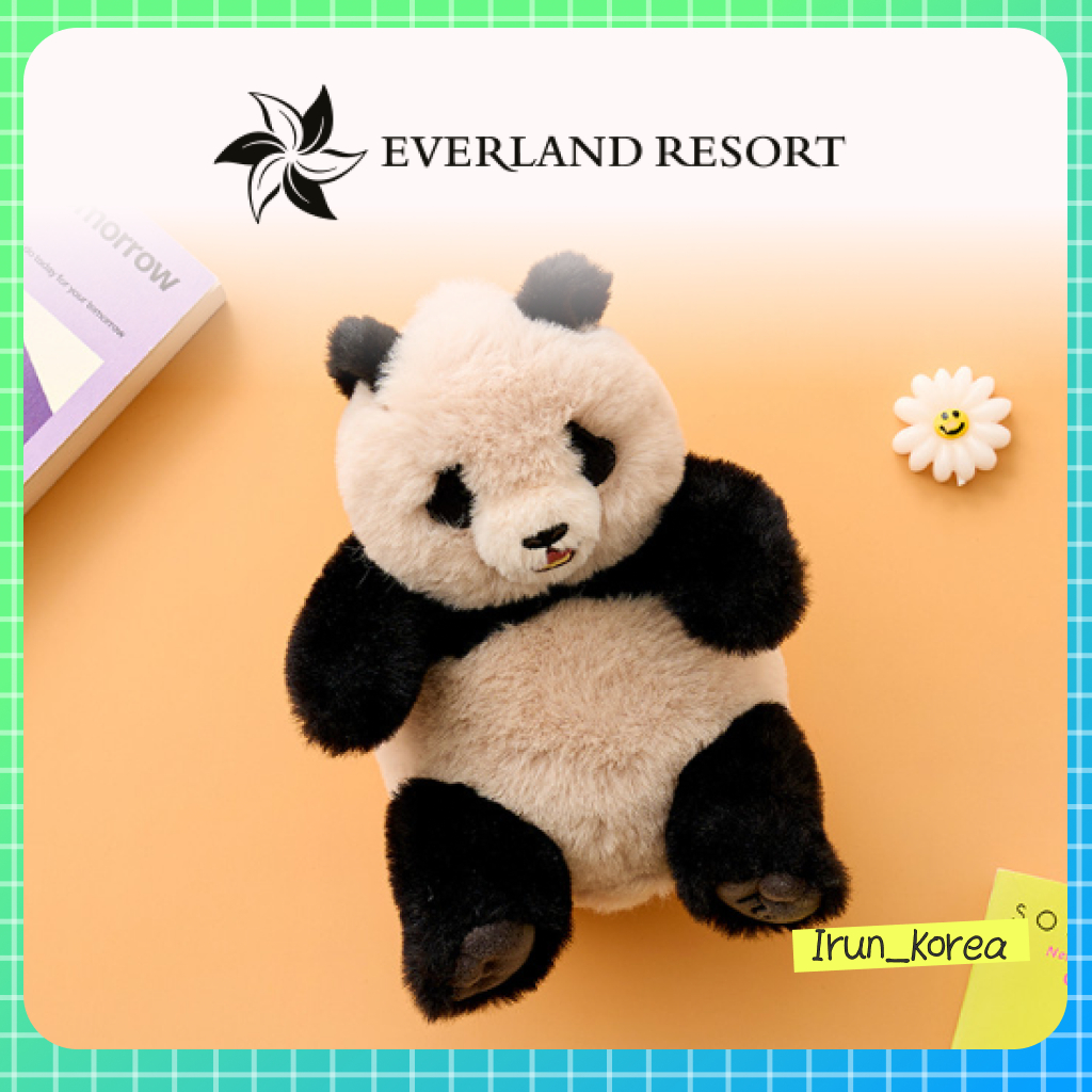 [EVERLAND] ตุ๊กตาผ้ากํามะหยี่นุ่ม Everland Panda Fubao