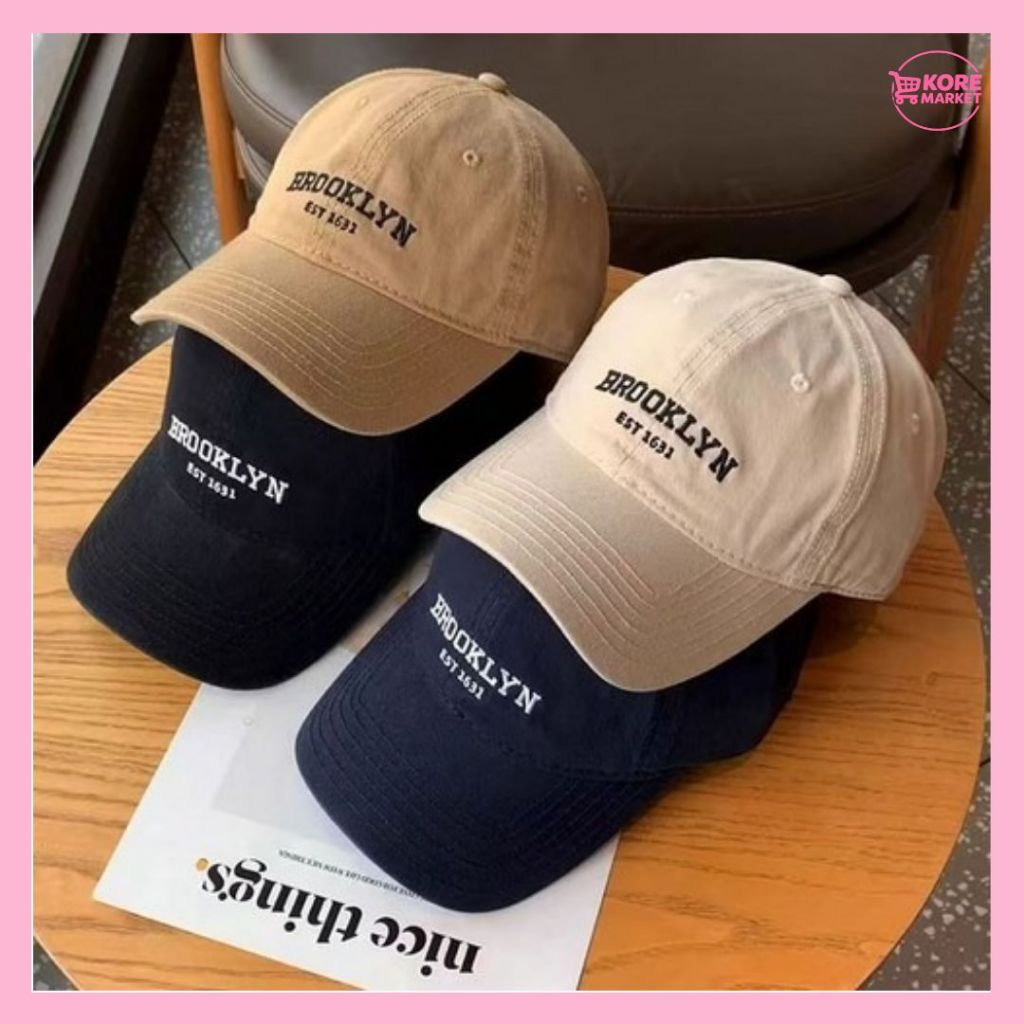 DEEPTALK VINTAGE LETTERING BALL CAP – SIMPLE UNISEX BASEBALL CAP