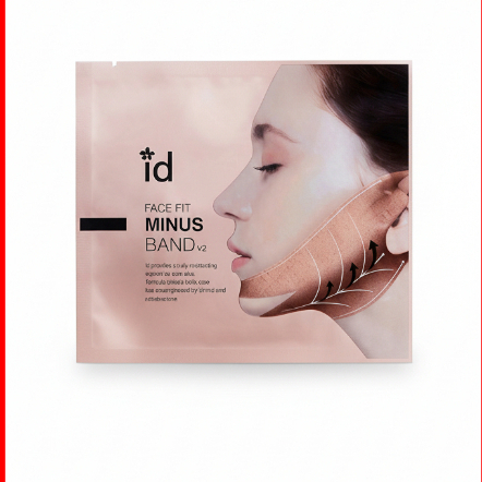ID.AZ Face Fit Minus Band V2, V-Line Lifting Face Slim Band (3 แพ็ค)
