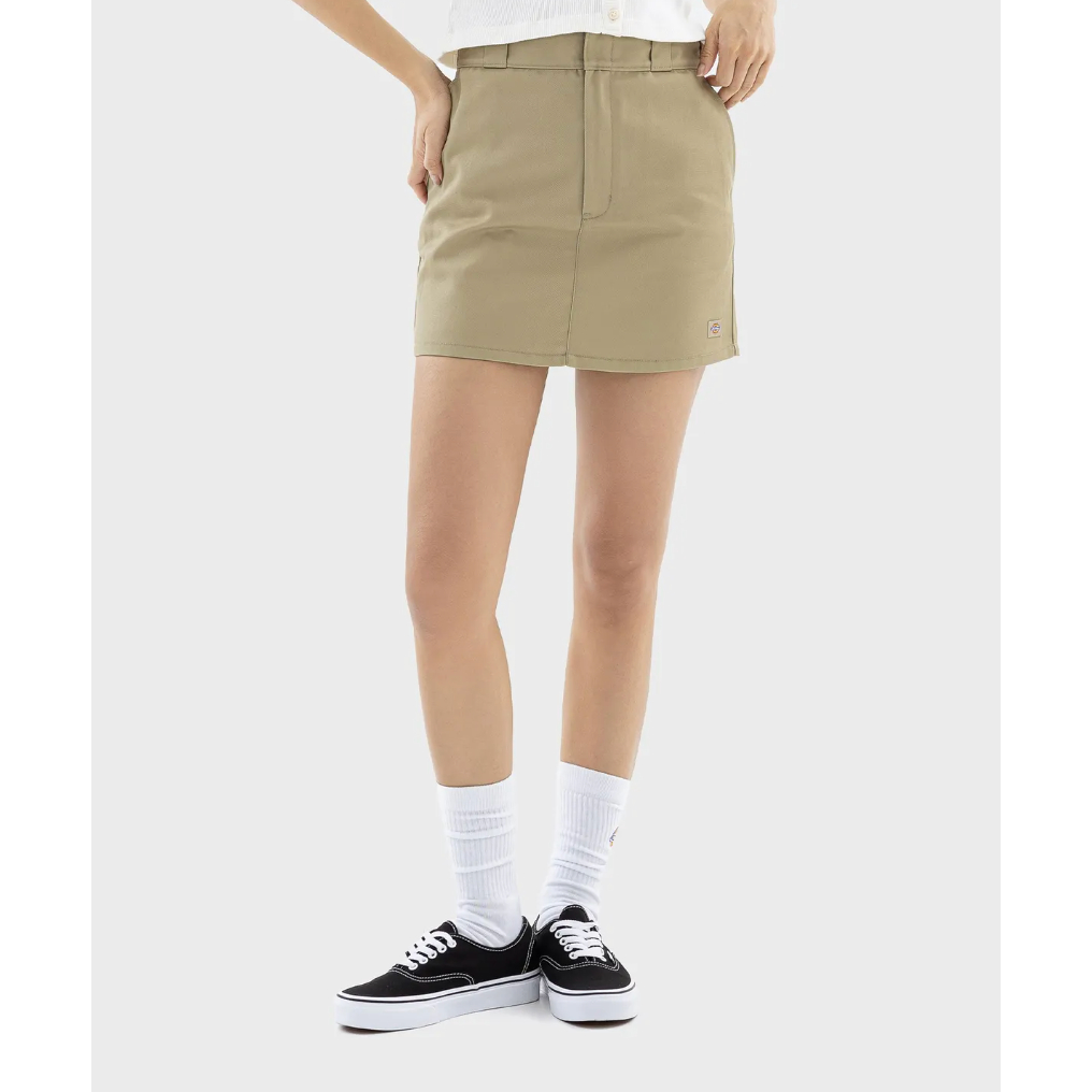 [Dickies] กระโปรงทรง 874 Regular Fit Skirt - Khaki (DK013140KHK)