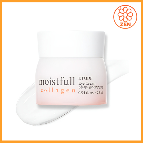 ETUDE MOISTFULL COLLAGEN EYE CREAM 28ML – HYDRATING COLLAGEN EYE CARE / MOISTURE RICH TEXTURE