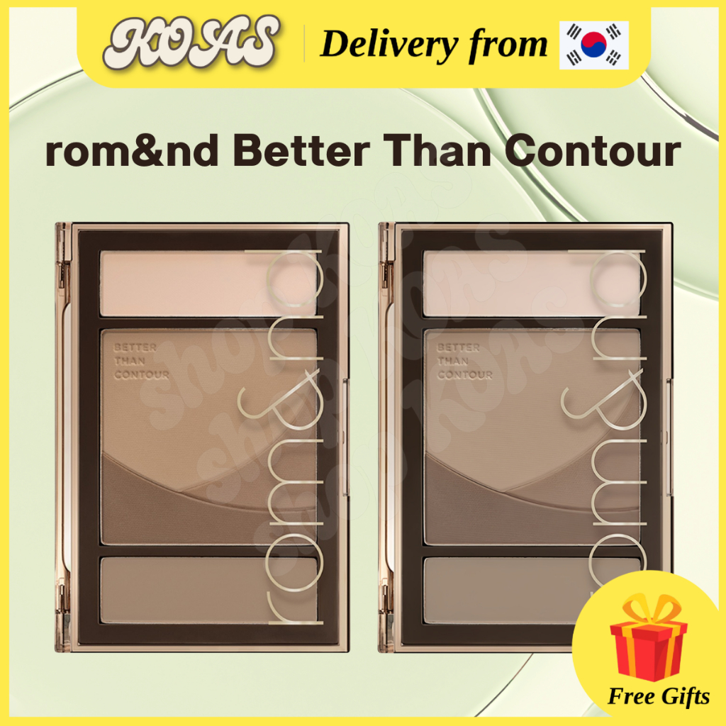 [rom&nd] ดีกว่าคอนทัวร์ พาเลทแรเงาสัดส่วน คอนทัวร์หน้าธรรมชาติ 2 เฉดสี