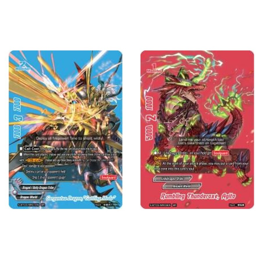 English Buddyfight Gargantua Dragon, "Gattling Mode" BR / S-BT03/BR01EN/Rumbling Thunderaxe, Agito B