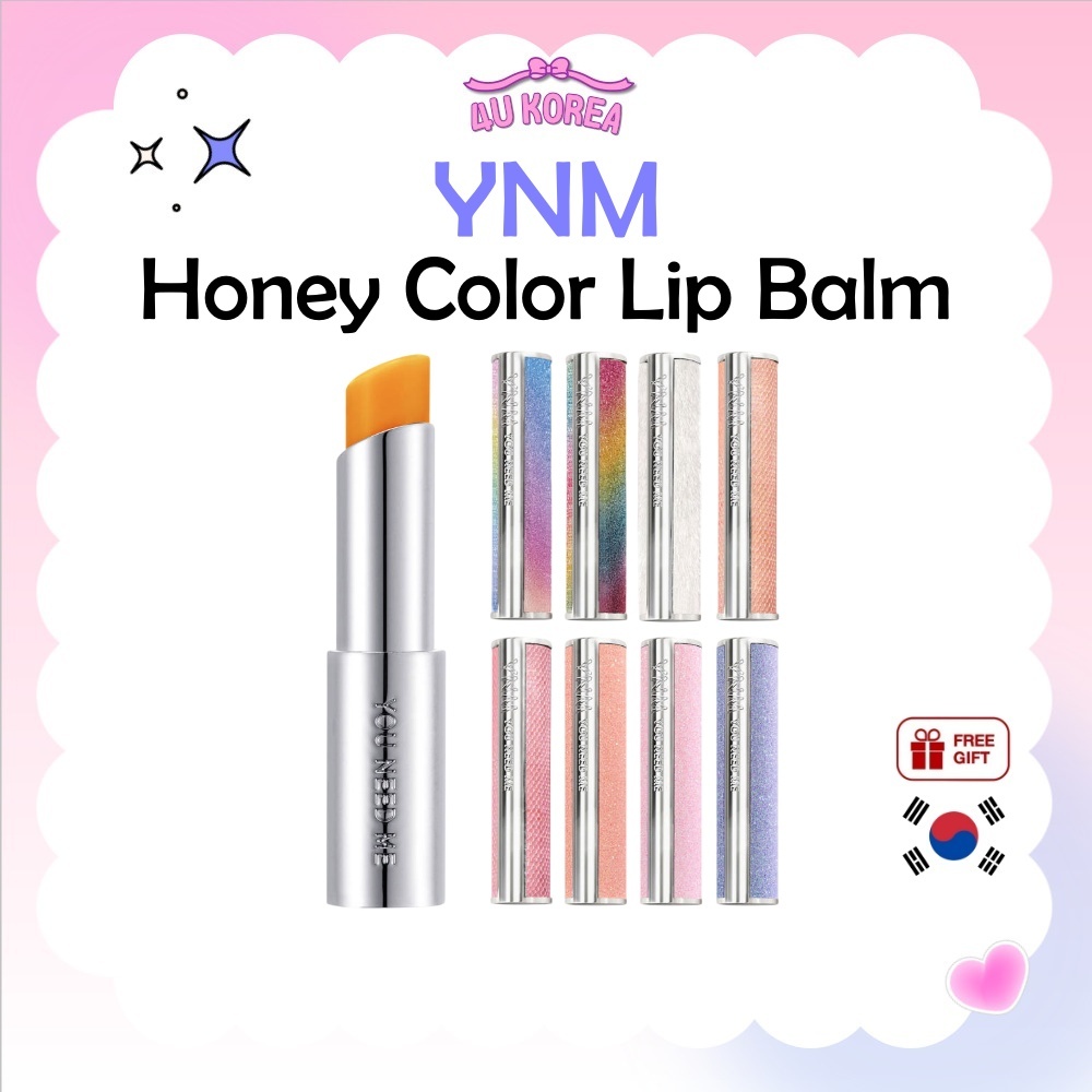 YNM Honey Color Lip Balm 3g – 8 สี / K-BEAUTY