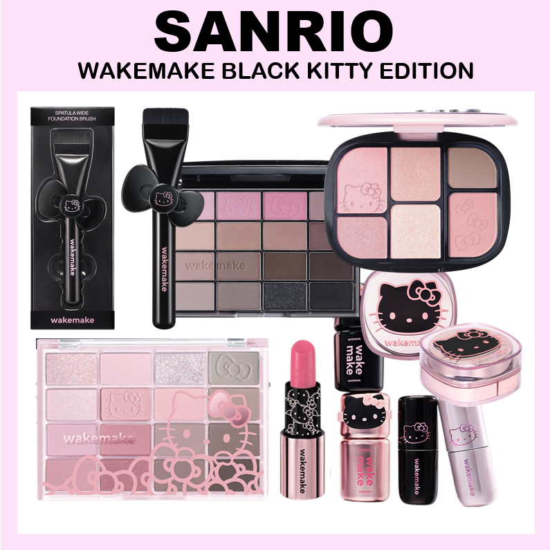 [SANRIO] พาเลทอายแชโดว์ Hello Kitty แปรงรองพื้น Limited Edition เกาหลี (WAKEMAKE)