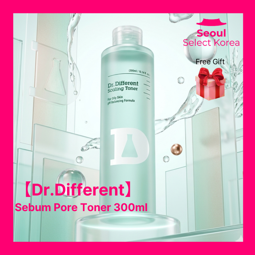 Dr.DifferentSebum Pore Toner 300ml Oil Control BHA Daily Toner Hydrating Pore Care Toner