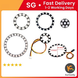 ไฟวงแหวน LED WS2812 7/8/12/16/24 LED Neopixel