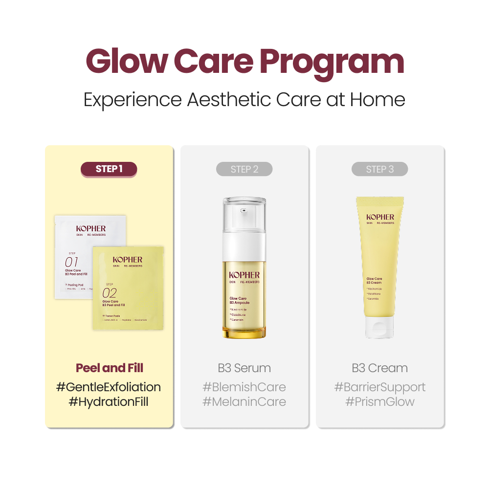 KOPHER Glow Care B3 ลอกและเติม ราคา ถูกที่สุด ดีลบีเคเค แกลเลอรีภาพที่ 8