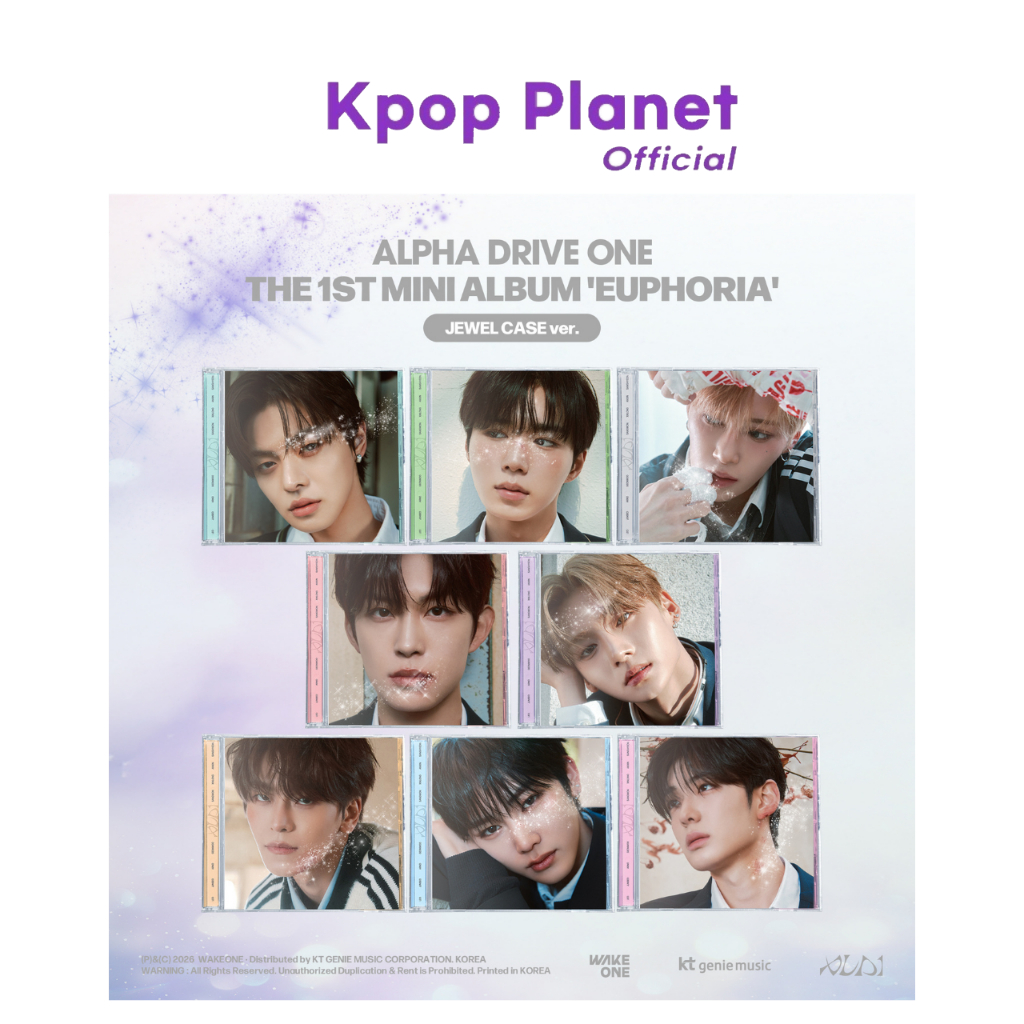 [JEWEL CASE ver.] ALPHA DRIVE ONE - 1st Mini Album [EUPHORIA]