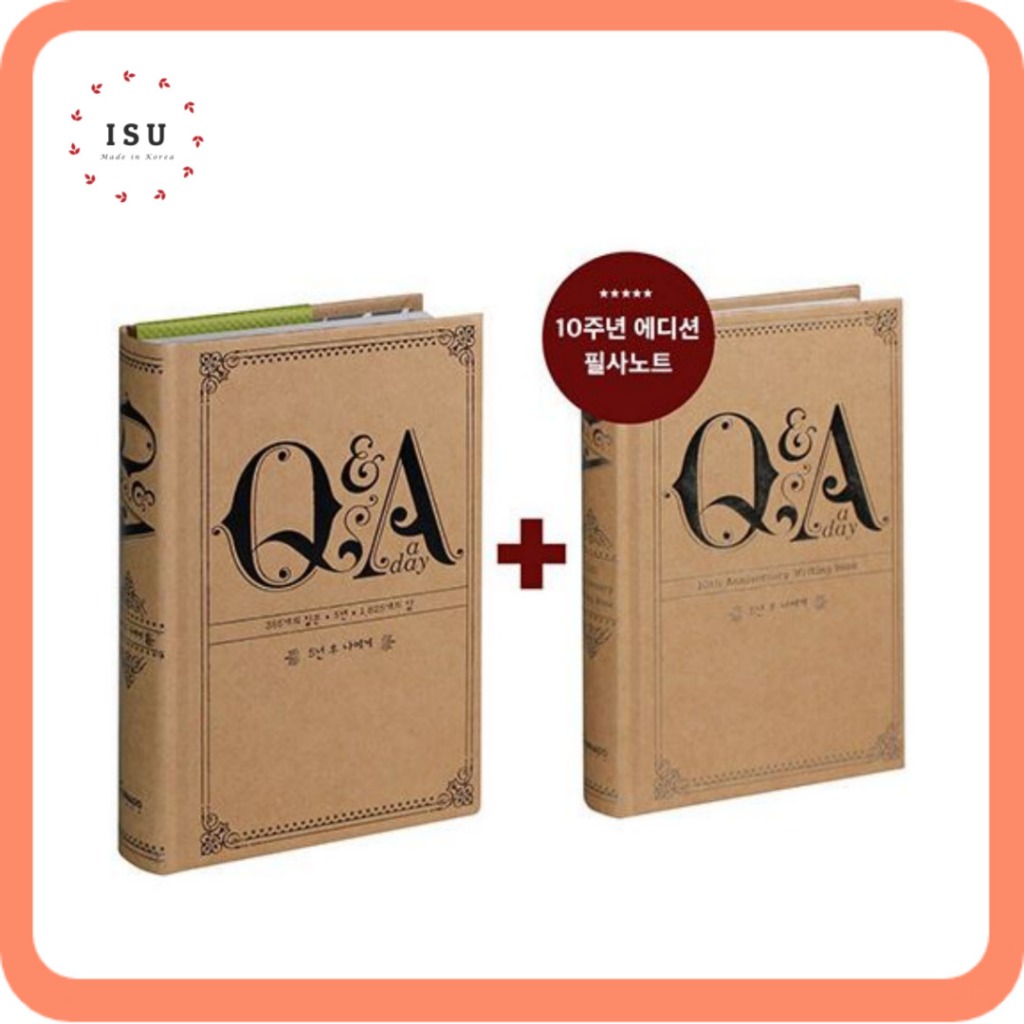 Q&A a Day: 5-Year Journal (10th Anniversary Limited Edition Writing Notebook Set/Korean Edition) 5년 