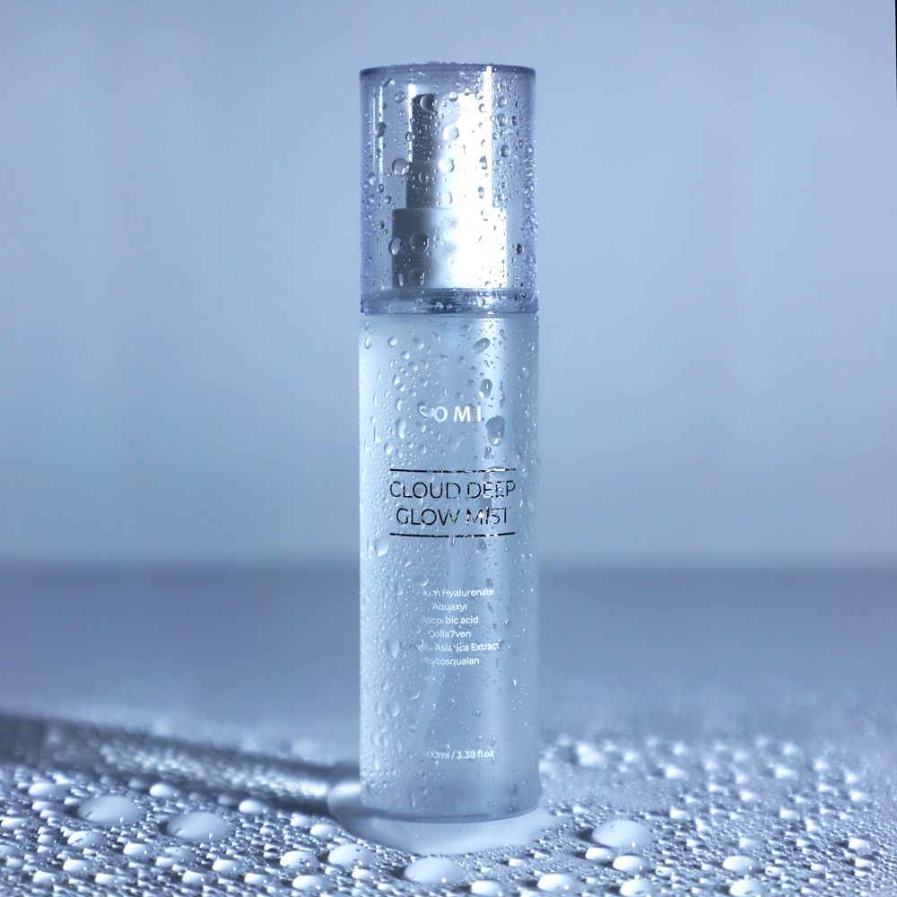 SOMI Cloud Deep Glow Mist 100ml (3.38 fl. ออนซ์) สเปรย์บํารุงผิวหน้าให้ความชุ่มชื้นน้ําหนักเบา | Bri