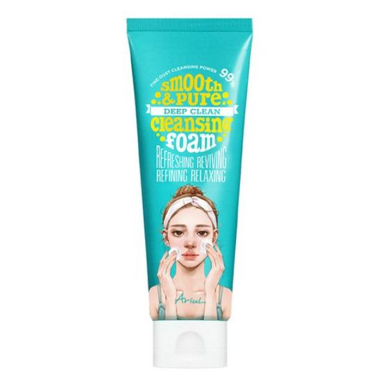 Ariul สมูท แอนด์ เพียว ดีพ คลีน คลีนซิ่ง โฟม 120ml