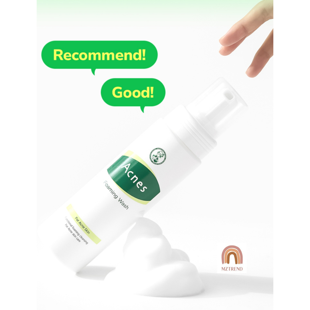 [MZTREND] Mentholatum Acnes โฟมล้างหน้าสำหรับผิวเป็นสิว 200 มล.