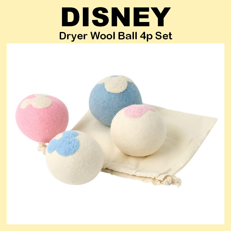 [DISNEY] Wool Dryer Ball 4p Set