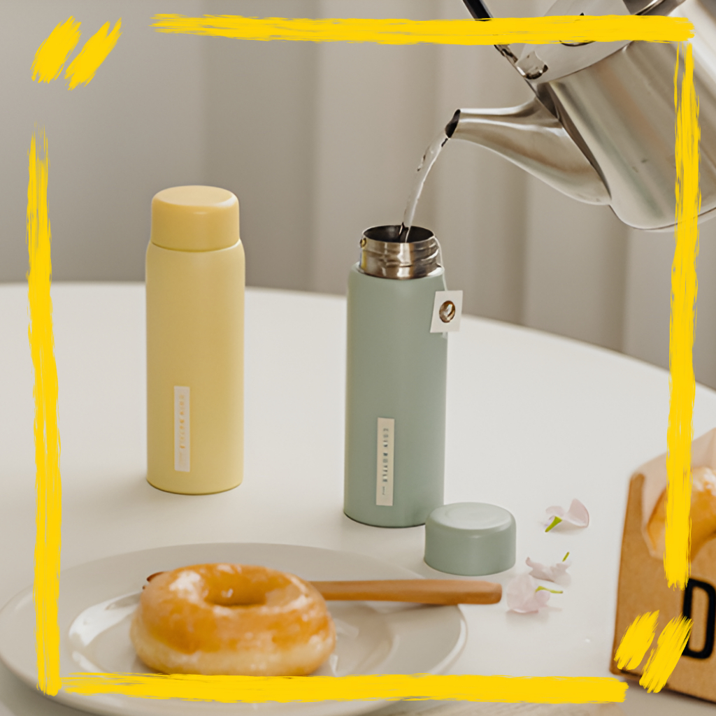 Dr.HOWS Cozy Mini Vacuum Flask (200ml Compact Design)