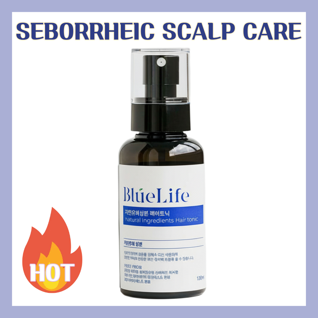 [รายการเฉพาะ]Bluelife Dandruff & Itchy Scalp Hair Tonic, Seborrheic Scalp Care & Refreshing Cooling