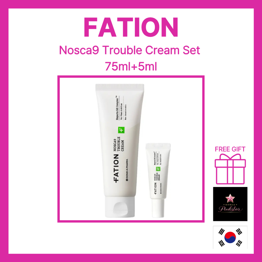 FATION Nosca9 Trouble Cream 75ml Set (+5ml)