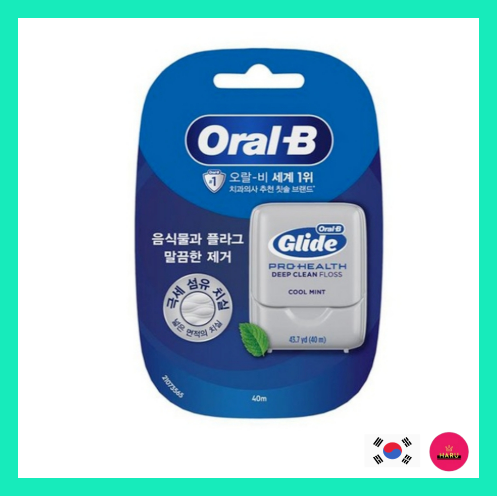 [Oral-B] Glide Deep Clean Floss - รีเฟรชชิ่ง คูล มิ้นท์