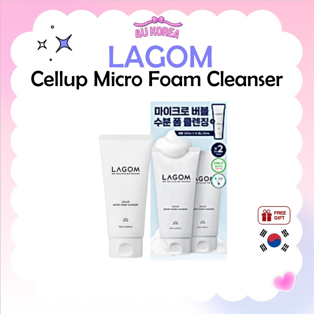 LAGOM Cellup Micro Foam Cleanser ไมโครโฟมล้างหน้า 150ml / K-BEAUTY