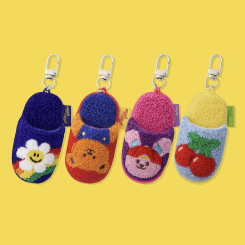 Wiggle Wiggle Mini Slipper Key Ring