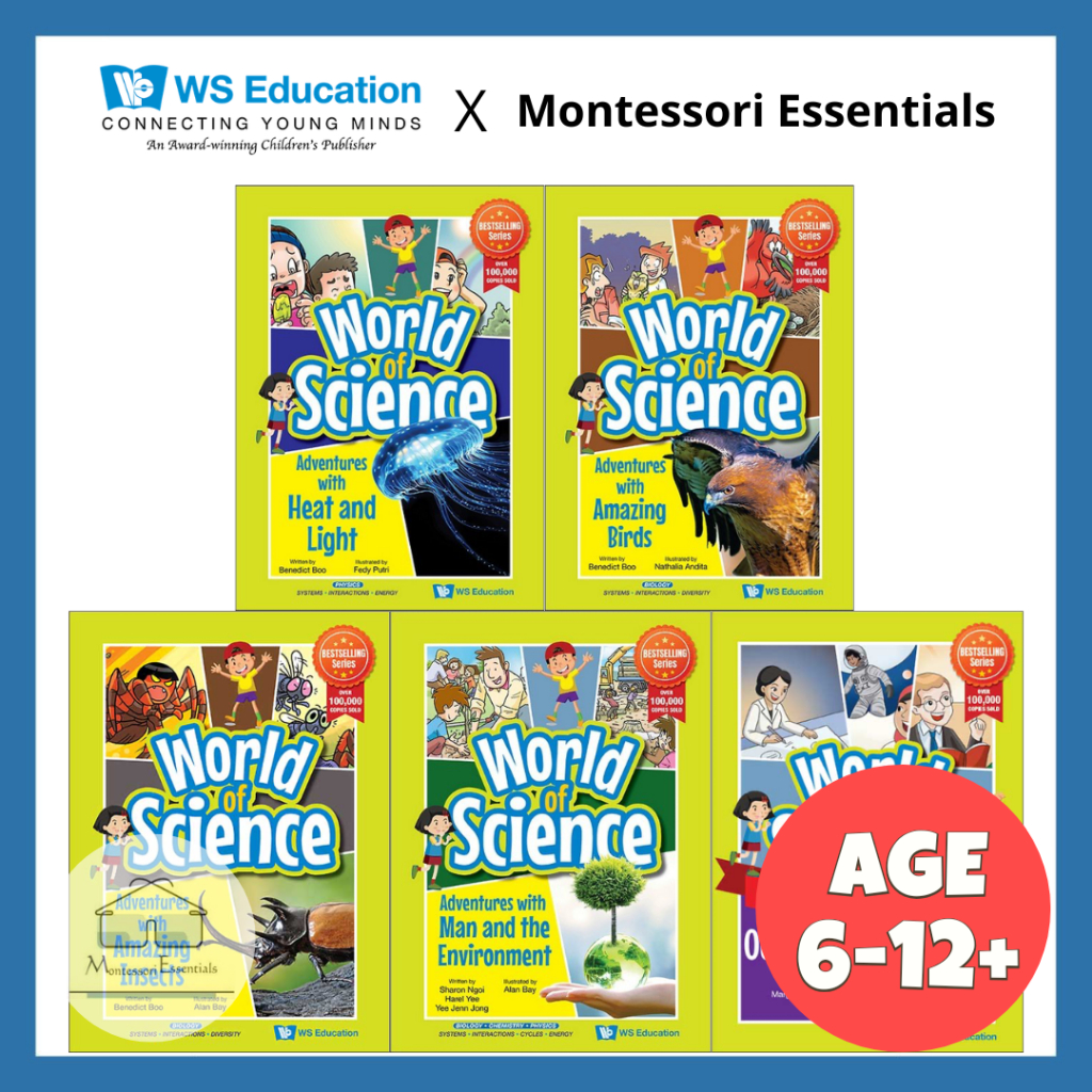 WS E - World of Science Set 8 Single Books Children Science Book Age 6-12