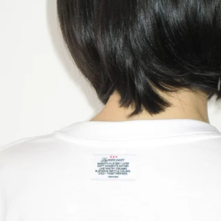 [RONRON] Quiet Cat Over Fit T Shirt / WHITE