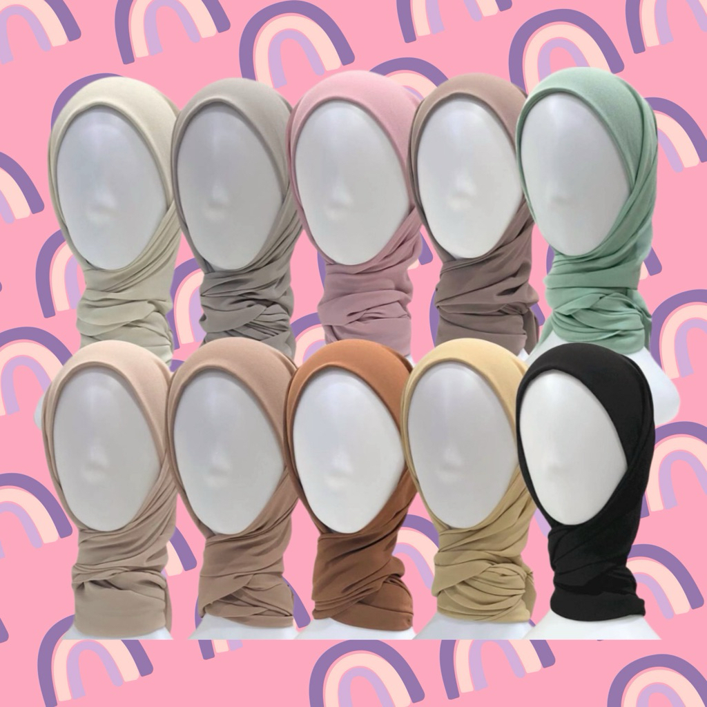 SG INSTOCK CHIFFON SHAWL ภายใน ATTACHED