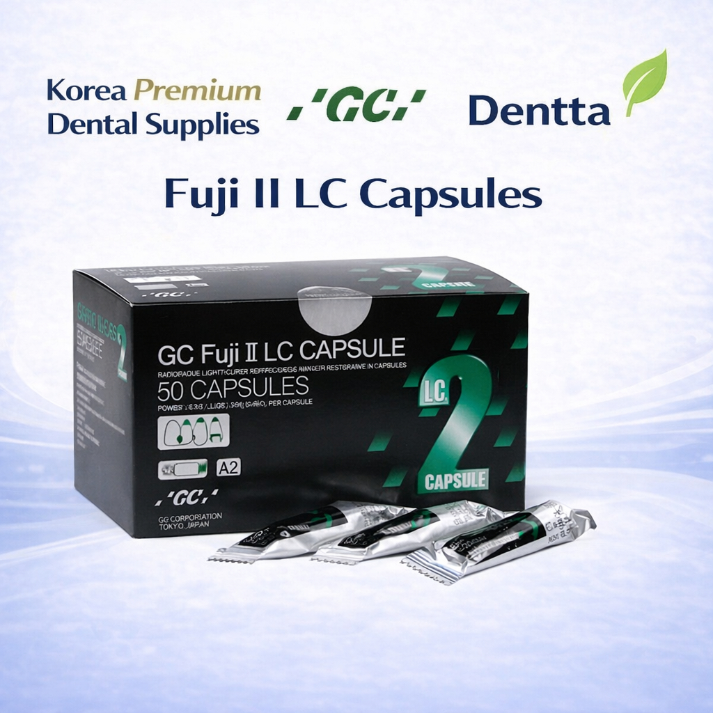 GC Fuji II LC Glass Ionomer Capsule 50pcs A2 A3 Japan Exp 10/2027+