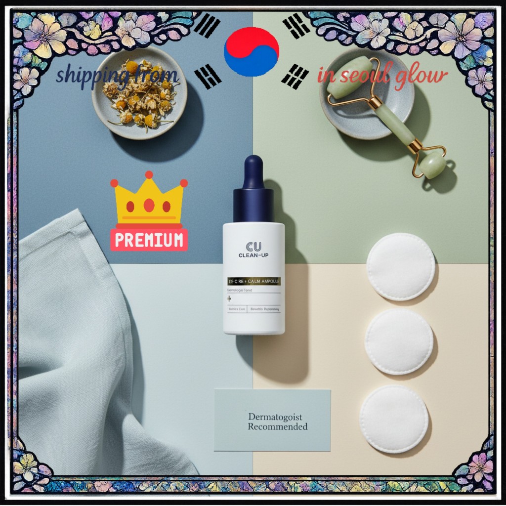 [สินค้าขายดี] CUSKIN Clean-Up EX-C Re & Calm Ampoule 30ml, Hydrating & Daily Care