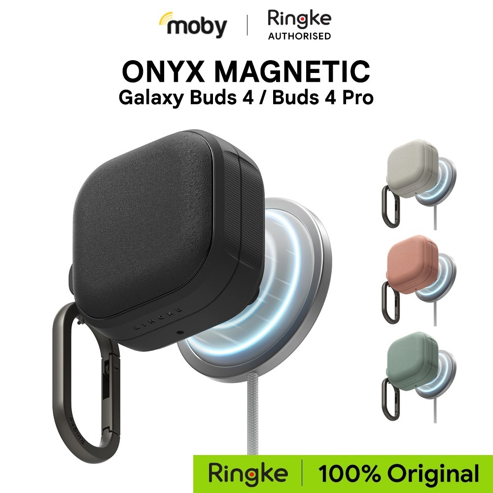 Ringke Samsung Galaxy Buds 4 / Buds4 Pro Case Onyx Magnetic Earbuds Case