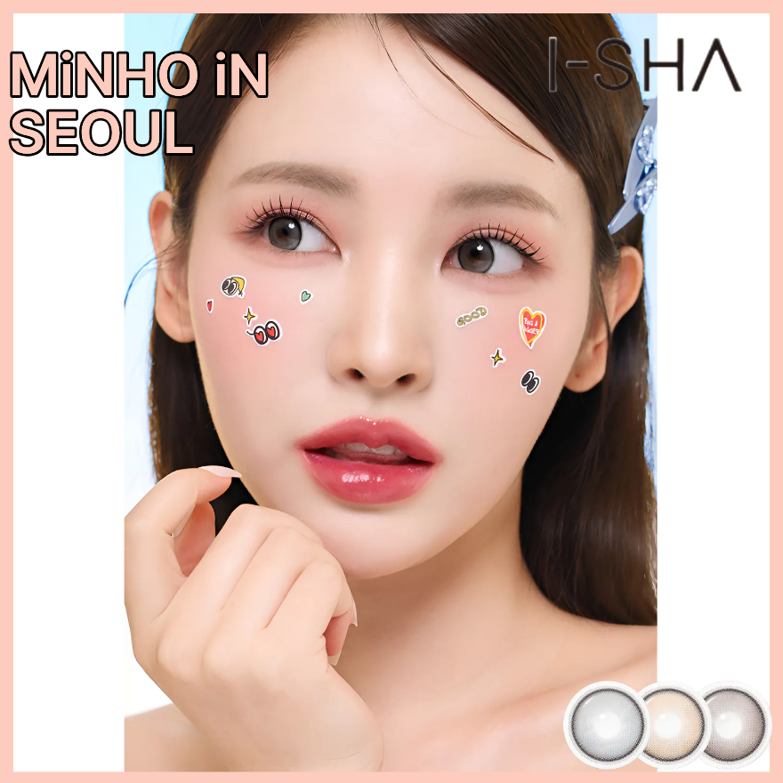 I-SHA Dekame Hug Me รายเดือนสีเทา / น้ําตาล / Taupe รายเดือน 13.9 มม. คอนแทคเลนส์สี K-Beauty 2p-1box