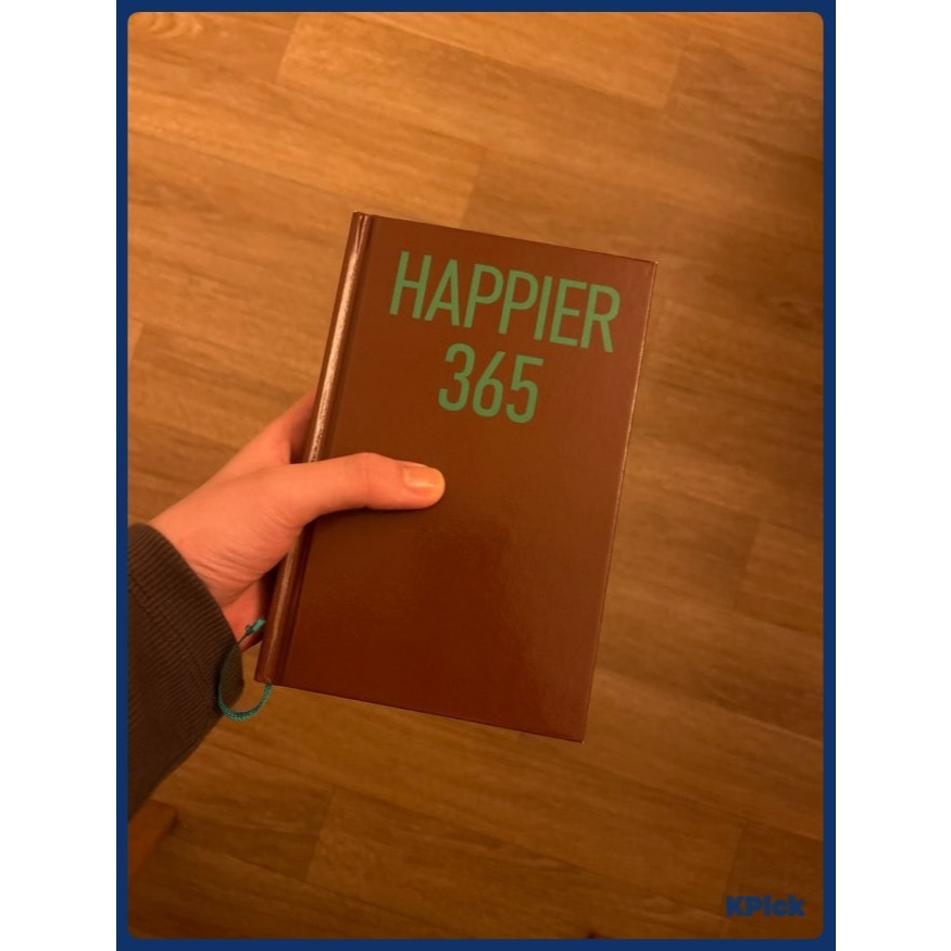 O, Lolly Day Happier 365 Daily Diary Journal Planner | Undated 365-Day Journal | สุนทรียศาสตร์ บราวน