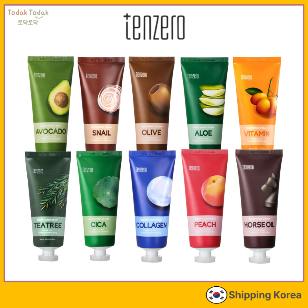TENZERO RELIEF HAND CREAM 10 ประเภท