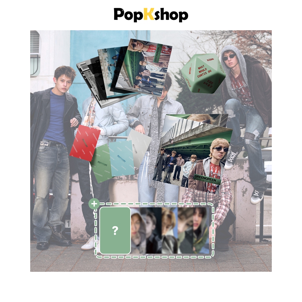 [ของแถม] CORTIS The 2nd EP Album [ GREENGREEN ] Standard / Dice / Weverse Albums / Vinyl Ver