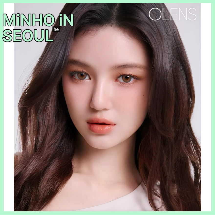 OLENS NELLA Ash Grey. NELLA Ash.NELLA Ash Beige คอนแทคเลนส์สี One Day K-Beauty