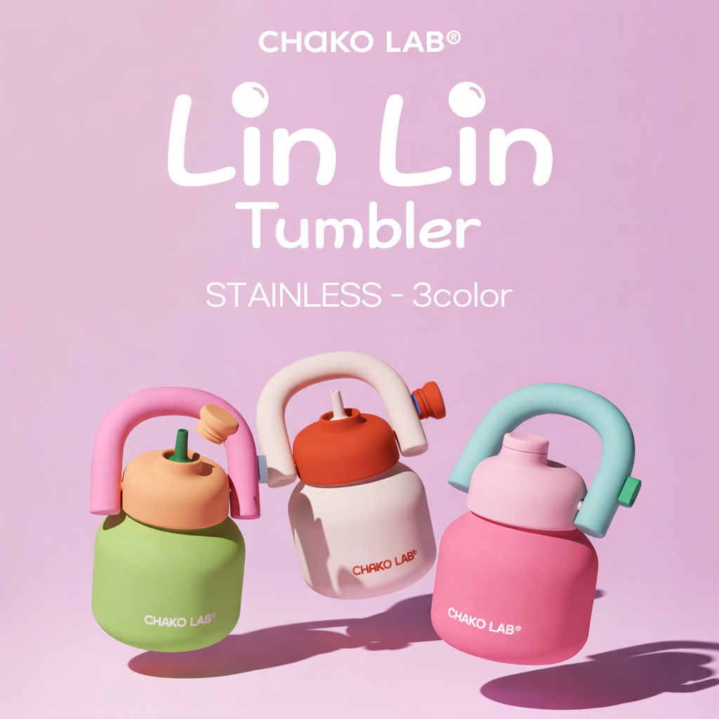 [Chaco Lab] Linlin Tumbler 1L (3 สี)แก้วน้ําความจุขนาดใหญ่ 1 ลิตร