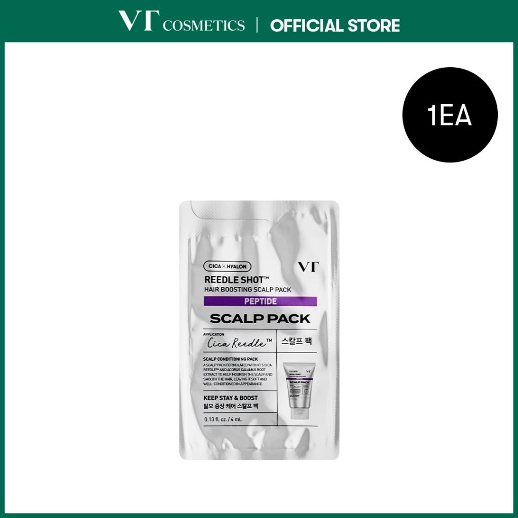 [VT] Reedle Shot Peptide Hair Boosting Scalp Pack ซอง 4ml [ห้างสรรพสินค้าอย่างเป็นทางการ]