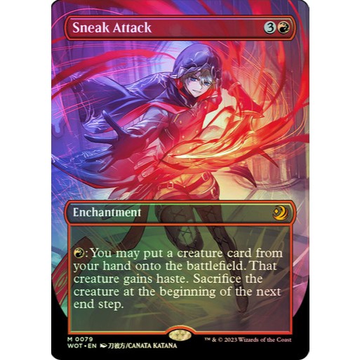 การ์ด EDH PlayTest - Sneak Attack (สีแดง)