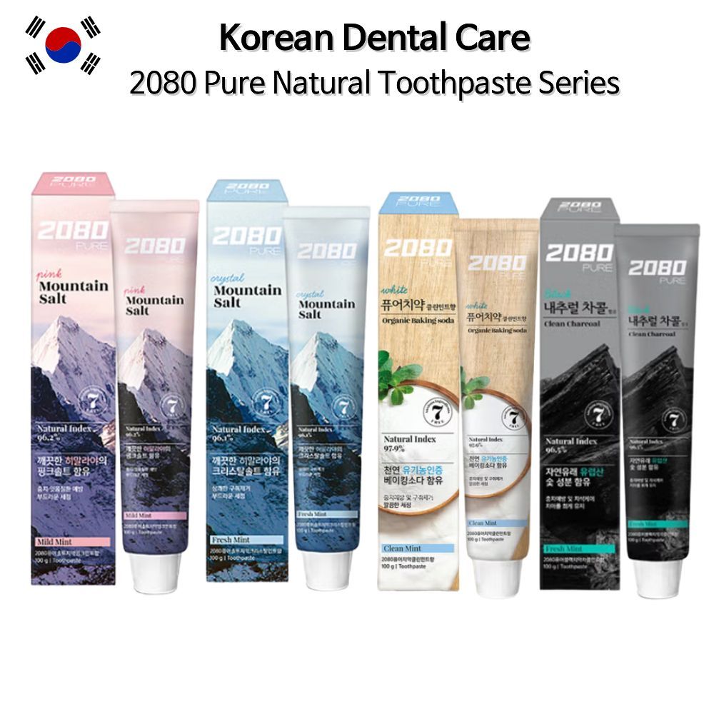 [AEKYUNG]2080 ยาสีฟันธรรมชาติบริสุทธิ์ 100g |ยาสีฟันไวท์เทนนิ่ง/ยาสีฟันมิ้นท์สด/ยาสีฟันกัม