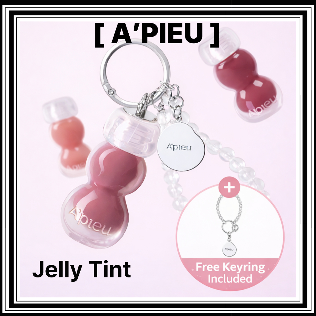 APIEU Jelly Tint 4.5g Korean Lip Tint Glossy Moisturizing