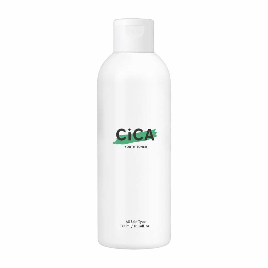 Cica Youth Toner 300ml Hydrating Calming Facial Toner สําหรับผิวแพ้ง่าย