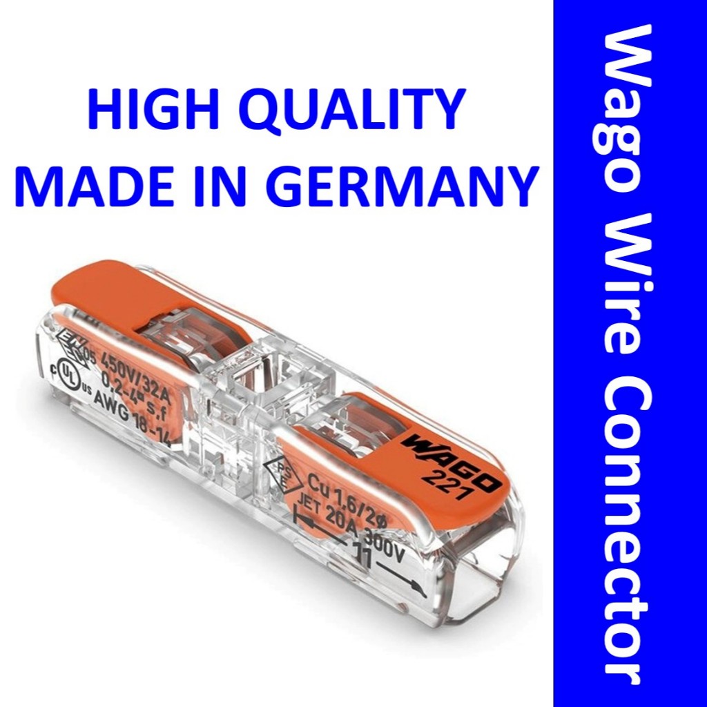 ขั้วต่อสายไฟ Wago ️ ขั้วต่อ Wago ️ บล็อกเทอร์มินัลสายเคเบิลประกบ Wago ️ ขั้วต่อไฟสายไฟ