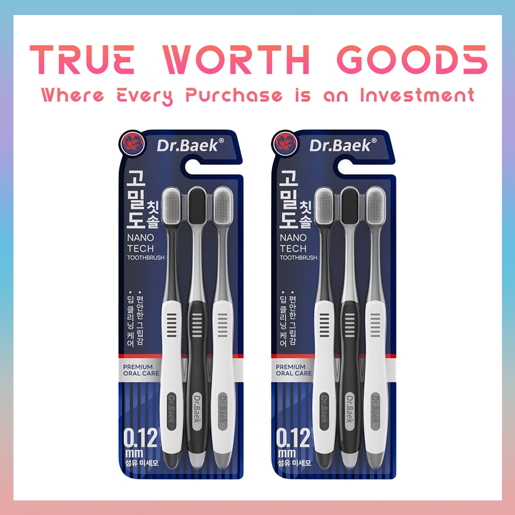 [ มัด 2 ] แปรงสีฟัน Dr Baek Nano Tech 3s