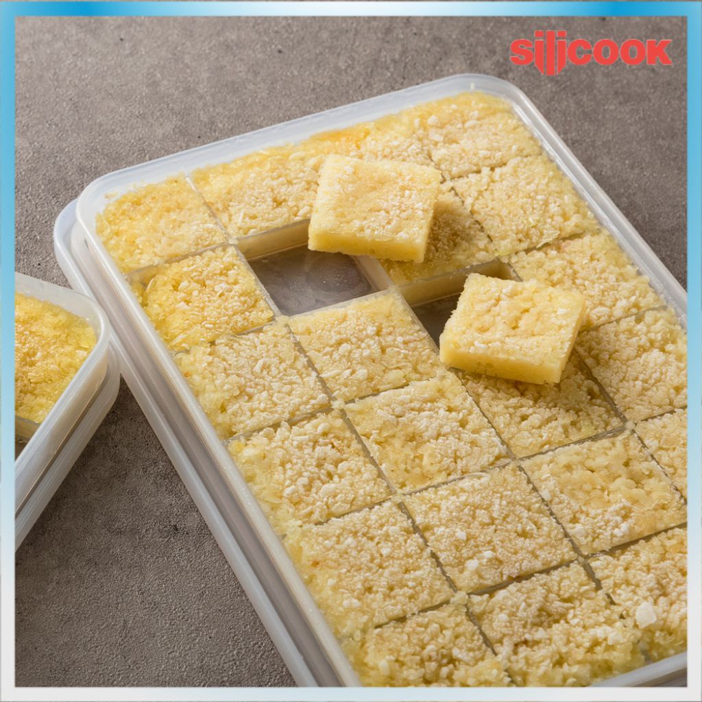 Silicook กระเทียม Cube ภาชนะเก็บ 15 ตาราง 24 ตารางตู้แช่แข็งสับกระเทียมถาดอาหาร Prep กล่อง