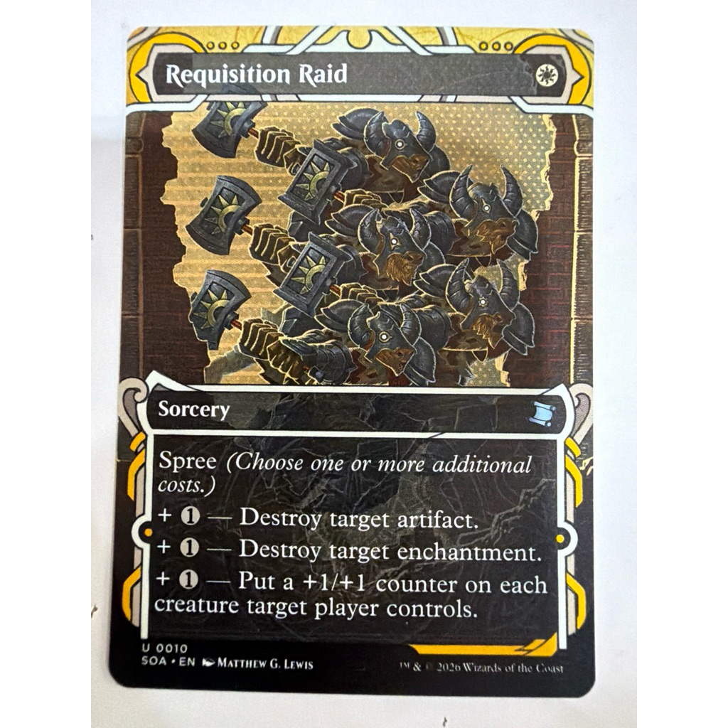 Secrets of Strixhaven Mystical Archive: Requisition Raid ของแท้พร้อมส่ง MTG Magic the gathering card