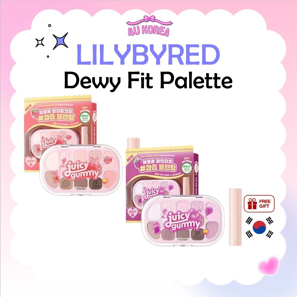 (+อายไพรเมอร์) LILYBYRED Dewy Fit Palette – 7 สี / K-BEAUTY