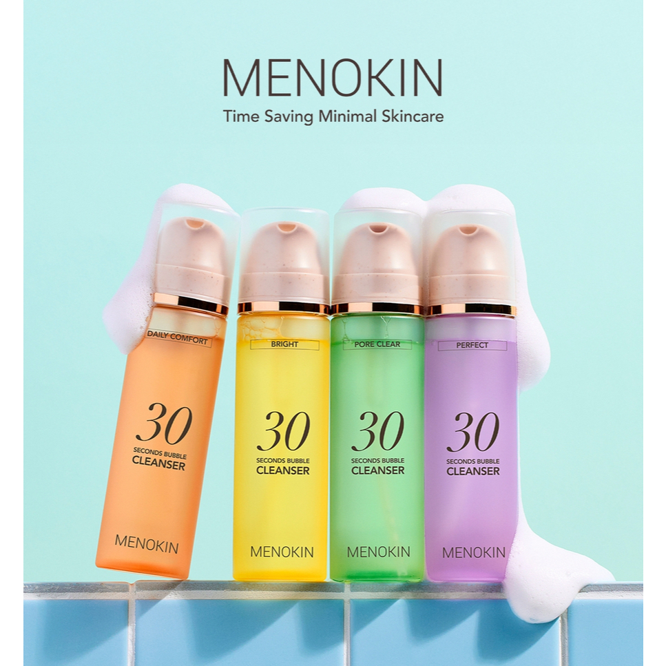 Menokin 30 Seconds Bubble Cleanser 150ml 4Types